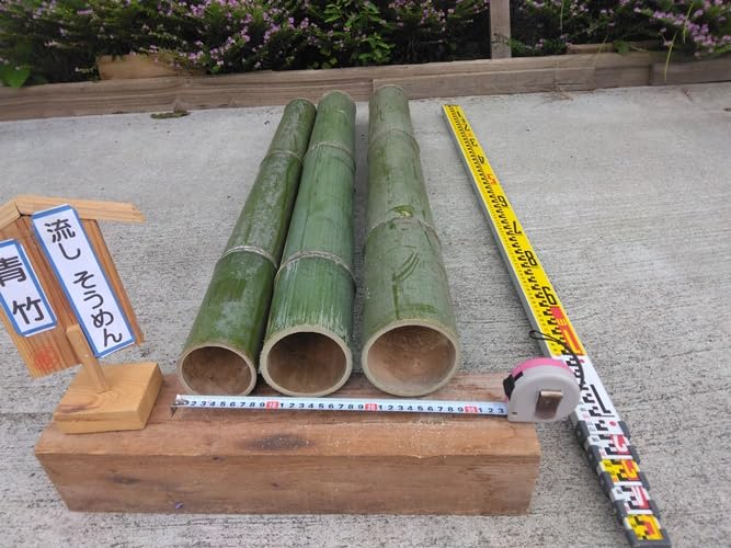 Amazon.co.jp: 青竹・門松・ 流しそうめん用 太竹・直径8～10㎝前後